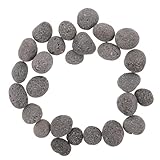 HEMOTON Saunasteine 1 kg Natursteine 2 3cm für Dampf und Trockensauna Sauna Ersatzsteine für Innen und Außenbereich Temperaturstabile Saunaheizsteine für Feuerstelle und Wellness