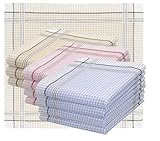 Betz 12er Damen Stoff Taschentücher Set Selma Größe ca. 28x28 cm 100% Baumwolle Farbe Dessin 4 Selma