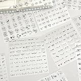10 Blätter Cartoon Aufkleber Emoticon Stickers Journal Sticker Dekorative Aufkleber Für Sammelalbumendekoration Emoticon Cartoon Schöne Dekoration Für Journal