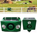 ZYGPH Solar-Bewegungsmelderleuchten – blinkende Warnalarme für den Außenbereich in Obstgärten, auf Bauernhöfen, in Scheunen und auf Höfen