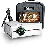 Mini Beamer, Yaber 2.4G&5G WiFi Bluetooth Projektor 7000 Lumen Heimkino Beamer Full HD 1080P Video Beamer kompatibel mit TV Stick/Smartphone/Laptop/HDMI/DVD Handy Tragbarer Beamer