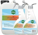 PVU Ungeziefer Spray 5 Liter + 2x500ml - Insekten & Ungeziefer bekämpfen mit Langzeitwirkung Innen und Außen auf Wasserbasis