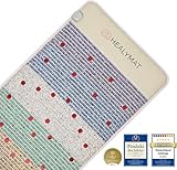 Healymat Kristallmatte Ergo Plus, Modell 2025, Magnetfeldmatte, Infrarotmatte, Magnetfeldtherapie, Biophotonen, negative Ionen, Chakra Kristalle, Schumann Resonanz, optimiert Genesungsprozesse