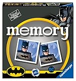 Ravensburger Italy Batman Memory im Pocket-Format, 15 x 15 cm, Spiel, 24 Paare aus Karton, 48 Karten, für Kinder ab 4 Jahren, von 2 bis 8 Spielern, Mehrfarbig, 20611 7