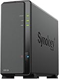 Synology DS124 16 TB 1 Bay NAS-Lösung installiert mit 1 x 16 HAT3300-Laufwerken