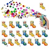 20 Stück Party Confetti Kanone, Abeillo Konfetti Geburtstag Glitzer Papier Konfettibombe Shooter Confetti Handheld Party Popper Hochzeit Pistolen Konfetti
