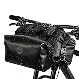 Rhinowalk 2PC Fahrrad Lenkertasche Set Wasserdicht 12L Fronttasche Fahrradtasche Schultertasche Aufbewahrungstasche Bikepacking
