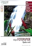 Schwarzwald Mühle Fotopapier Drucker: 100 Bl. Fotopapier 'Opalus' beidseitig matt (Inkjet-Fotopapier A4, Druckerpapier für Fotos, Beschichtetes Papier)