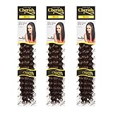 Cherish Deep Twist Bulk 55,9 cm / Häkelhaar-Zöpfe / Farbe – 4 / 3 Stück