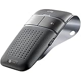 Cellularline Easy Drive - Bluetooth-Auto-Freisprecheinrichtung mit Dualphone-Funktion - Sprechzeit 20 Stunden - Ladezeit 2 Stunden - Wiedergabe von Ton und GPS-Anzeigen von Ihrem Smartphone - Schwarz