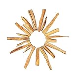 Palo Santo räucherholz | x5 räucherstäbchen | Heiliges Holz aus Peru 100% natürlich | Palo Santo Set fein geschnitten (5-7gr pro Stück) | Palo Santo Holz räuchern – L.10 x 1cm