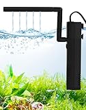 ZITFRI Leise Aquarium Filter 60L 4W Aquarium Pumpe Aquarium Innenfilter 4in1 Aquarienfilter mit 300L/H Wasserpumpe für 60L Aquarium