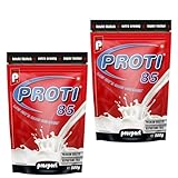 Prosport Proti 85 Schoko Proteinpulver, 2x 500g, mit 10 Vitaminen, BCAAs, EAAs, Eiweißshake, extra cremig, 4 Komponenten Protein-Mix