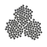 100 Stück Stahlrundkugeln 8 mm Schleudermunition Stahlkugeln Schleuder Munition für Katapult