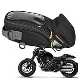Magnetische Tanktaschen für Motorräder - Rutschfeste Satteltaschen mit starken Magneten, Motorradzubehör, passt für die meisten Motorräder, kompakte Größe mit Touchscreen-Design, bequeme Aufbewahrung