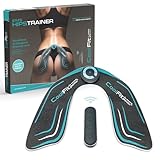CoolFit EMS HipsTrainer 53417 | Innovativer Trainer für Po und Hüften | Zur Festigung der Muskeln und Straffung der Haut | mit 15 Intensitätsstufen | wiederverwendbare Gelpads | wiederaufladbar