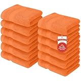 RIVERSIDE 12er-Pack Premium Gesichts-Waschlappen aus 100 % Baumwolle, 30,5 x 30,5 cm, weiche, saugfähige Handtücher für Körper und Dusche, Badezimmer-Waschkleidung, strapazierfähiges