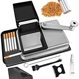 Homiflex Zigarettenstopfmaschine Stopfmaschine für Zigaretten 8mm Zigarette Rolling Machine Zigarettenstopfer Cigarette Machine mit Zubehör Tabak Stopfmaschine
