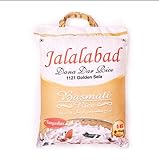 Jalalabad Sela Basmati Reis 10kg - Extra Langkorn & Aromatisch | Original Indischer & Pakistanischer Duftreis | Ideal für Biryani, Pilaw, Curry & Internationale Gerichte mit Kajal Sticker