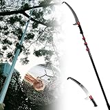 Teleskop 2in1 Astsäge Astschere 3.6m-7.2m,Teleskop Baumschere mit Säge,Baumschere Teleskop,Stangen-Astsäge,Teleskop Astsäge Einstellbare Länge,für Astungsarbeiten und Baumpflege(3.6M (12FT))