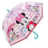 TDL Minnie Mouse Regenschirm Kinder Regenschirm Poe Kuppel Transparent Faltbar Stockschirm