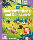 QUID+ 50 Konzentrations- und Denkspiele: für Kinder von 3–6 Jahren mit Eltern-Guide