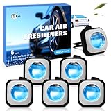 SCENTORINI Auto Duft, Auto Lufterfrischer, Auto Duft Innenraum, Autoduft, Bekämpft Gerüche im Auto, Autoparfüm, Neuwagenduft, 4ml x 6 Stück, New Car Duft