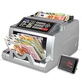 BEITZ BS-5300 | Geldzählmaschine | Wertzähler | gemischte Banknoten Zähler | Summenzähler | Geldscheinprüfer | Geldzählmaschine Scheine | Geldzähler für Euro Scheine