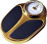 Arztwaage mit Höhenpfosten, Analog-Badezimmerwaage, Professionelle Mechanische Waage, Großes Präzisionszifferblatt, Umweltfreundlich, Batteriefrei, Große Kapazität 200 kg (440 lbs)(White D