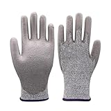mivceklw Kitchen Safety Handschuhe zum Schneiden, 2 Stück, widerstandsfähig, für Mädchen, Schutzhandschuhe für Koch, Butcher, Fisch, Filleting, Schneiden, Gemüsehobel, Lebensmittelqualität