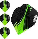 abcdarts Unisex – Erwachsene Pentathlon Tribal Dart Flights, Grün, Klassische