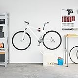 Eleganz Fahrrad-Montageständer klappbar für Wandmontage - Pulverbeschichteter Stahl & TPR - Platzsparend & stabil für Einräder - Ideal für Garage, Keller oder Wohnung