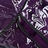 Hamwesh Kinderwagen-Regenschutz, Windschutz, Universeller Regenschutz mit Reißverschlussfenster, Faltbarer Schutz für den Täglichen Gebrauch