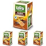 LOYD - Rooibos Tee Honig & Madagaskar Vanille - 20 Einzelverpackte Teebeutel - Premium Qualität, Aromatischer, Süß, mit Dezenten Vanillenote, Mild, Koffeinfrei, für Kinder, Schwangere, Stillende - 40g