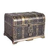 Treasure Hunting Box, Hunt Kit, Easy Carry Realistic Look Adventure Ready Surprise Inside Party Essential Reusable, Kids Storage Treasure Box Favors Props for Children