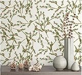 MEIZONGHUOJI Selbstklebend Tapete Blumenzweige Tapete 45 * 300Cm Selbstklebende Folie Abnehmbar Vinyl Klebefolie Wasserdicht Dekorfolie Für Wohnzimmer Schlafzimmer Küche Wand Möbel