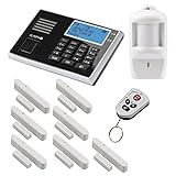 Olympia Protect 9061 Sicherheit Plus Alarmanlage GSM Funk Set 1 x Bewegungsmelder 7 x Tür Fenster/Kontakte und Fernbedienung