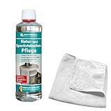 HOTREGA Natur und Specksteinofen Pflege 500 ml SET + Microfasertuch 40 x 40 cm