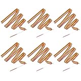 AEIOPRS 6 Pcs Regenbogen Gymnastikband mit Stab für Kinder Karneval Zirkus Spielzeug Tanzband Schwungband Draußen Geschenke Kindergeburtstag Mitgebsel