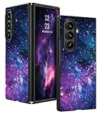 GaoBao Handyhülle für Samsung Galaxy Z Flod 7 Hülle, Galaxy Z Flod7 Hülle, Nebula Muster Leuchtet im Dunkeln Dünn Weiches TPU Bumper Shockproof Anti Scratch Schutzhülle Case, Nebula Muster