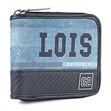 Lois - Geldbeutel Jungen Teenager mit Jugendlicher Stil - Portemonnaie Herren. Kleines Portemonnaie Herren. Portemonnaie Jungen Teenager - Portmonee Jungen Teenager. RFID-Schutz, Blau