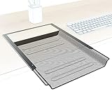 KD Essentials – Schublade unter Schreibtisch, verstaut A4-Dokumente und Büroartikel unsichtbar unter dem Tisch, Unterbau Schubfach als Organizer/Ablage im Büro und Home Office – Metall, schwarz