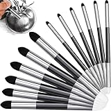 12 Stück Mischschwamm Stift Doppelkopf waschbar Reiben Schwamm Pinsel Sketch Wipe Wiederverwendbar Blending Stump Zeichnen Kunst Blender für Schule Student Künstler Highlight Schatten Detail