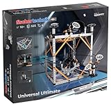 fischertechnik 576102 Universal Ultimate – Kreatives Konstruktionsspielzeug ab 10 Jahren, Bausatz mit 10 Modellen inkl. Greifarm, orange