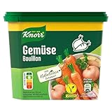 Knorr Gemüse Bouillon leckere Gemüsebouillon mit vollem Geschmack und natürlichen Zutaten 16 Liter