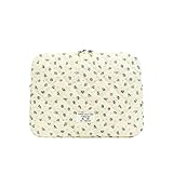 TIAASTAP Blümchen Laptop Sleeve, Weiches Cord Laptop Hülle für 11/13/15 Zoll MacBook Air, iPad, Laptops, Stylisches iPad Tasche Case für Damen