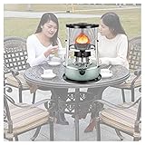 BomDog Kerosin-Konvektionsheizgeräte Für Den Innenbereich Tragbarer Kerosin-Campingkocher Brenner Brennstoffsparend Einstellbare Feuerkraft/4.5L-3 Dochte-2 Handschuhe