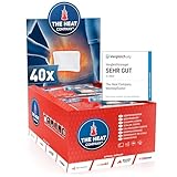 THE HEAT COMPANY Bodywärmer - 40 Stück - Wärmepflaster Rücken & Nacken - EXTRA WARM - Körperwärmer - Rückenwärmer - 12 Stunden wohlige Wärme - luftaktiviert - rein natürlich