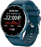 Micmetago Smartwatch Damen & Herren – Elegante Gesundheitsuhr mit EKG, Blutdruck & Schlafanalyse, Metallarmband, Fitness Tracker mit Sportmodi, Pulsuhr für Alltag, Job & Familie