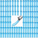 Auiremrti 100 Stück Silikon-Ohrenschmalzentferner-Ersatzspitze,Ohrlöffel Zubehör für Ear Wax Removal Otoskop,Glatt und Weich Ohrenschmalz Sauger Ear Cleaner Zubehör